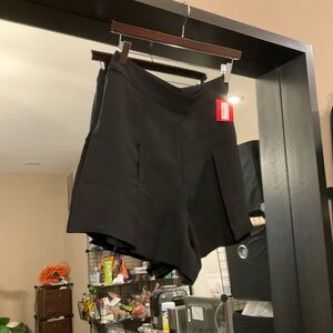 (Lori) SPANX Black Skorts with Sleek Design